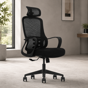 Ergonomic Swivel Chair-GK8 (Black)