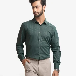 Green Bamboo Blended Business Casual Shirt
